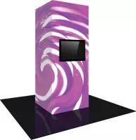 Vector Frame Modular Backlit Monitor Tower 04 (4' x 10')