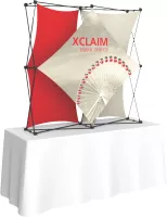 Xclaim 5' Tabletop Fabric Popup Display Kit 02