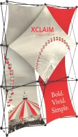 Xclaim 5' Full Height Fabric Popup Display Kit 01