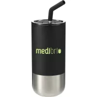 Lagom Insulated 16oz Stainless Steel Tumbler with Straw