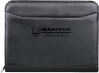 Millennium Leather Zippered Padfolio with FSC® Mix Paper
