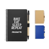 4'' x 6'' FSC® Mix Pocket Spiral Notebook with Pen