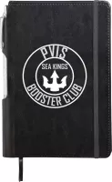 6'' x 8.5'' FSC® Mix Viola Bound Notebook with Pen