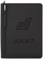 Vienna Heathered Zippered Padfolio with FSC® Mix Paper