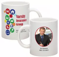 11oz C Handle Ceramic Mug