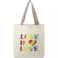 Rainbow Recycled 6oz Cotton Convention Tote