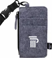 THE GOODS™ Recycled Felt Lanyard Wallet