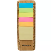 FSC® Certified Bamboo Ruler with Sticky Notes