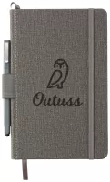 5.5'' x 8.5'' FSC® Mix Heathered Hard Bound Journal
