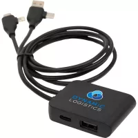 5-IN-1 Charging Cable with USB-A/C Hub