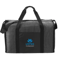 Grid Boxy Duffle Bag