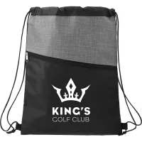 Cross® Weave Zippered Drawstring Bag