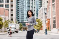Women's QUADRA Long Sleeve Performance Quarter Zip Tee Shirt with Thumb Holes