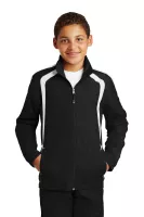 Sport-Tek® Youth Colorblock Raglan Jacket.