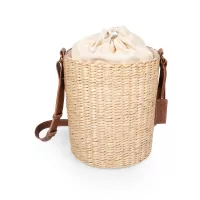 Palermo Insulated Bucket Tote with Leather Straps