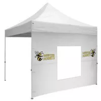 10' Middle Zipper Wall w/Zipper Ends - Full-Color Thermal Imprint