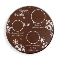 Dear Santa Round Tray