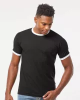 Tultex® Unisex Fine Jersey Ringer Short Sleeve T-Shirt