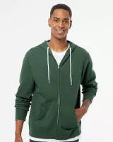 Independent Trading Co.® Unisex Lightweight Full-Zip Hooded Sweatshirt