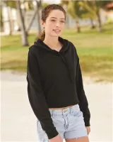 Independent Trading Co.® Women's Lightweight Cropped Hooded Sweatshirt