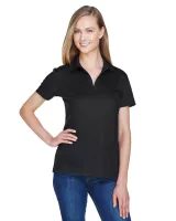 Devon and Jones® Women's CrownLux Performance® Plaited Short Sleeve Polo Shirt