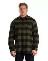 Burnside Men's Plaid Flannel Shirt