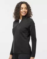 Adidas® Women's Spacer Quarter-Zip Pullover Shirt
