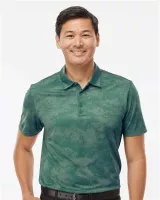 Adidas® Men's All Over Camouflage Print Polo Shirt