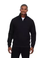 THREADFAST Unisex Ultimate Fleece Quarter-Zip Sweatshirt