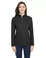 CORE365™ Women's Fusion ChromaSoft™ Pique Quarter-Zip Pullover Shirt