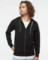 Independent Trading Co.® Unisex Icon Lightweight Loopback Terry Full-Zip Hooded Sweatshirt