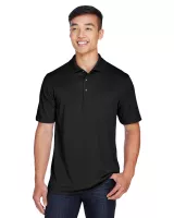 Harriton Men's Advantage Snag Protection Plus IL Snap Placket Short Sleeve Polo Shirt