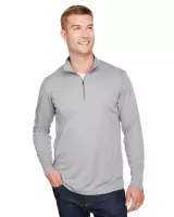 Team 365 Men's Zone Sonic Heather Performance Quarter-Zip Pullover Sweater