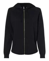 Independent Trading Co.® Women's California Wave Wash Full-Zip Hooded Sweatshirt