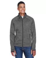 NORTH END® Men's Flux Mélange Bonded Fleece Jacket