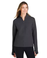NORTH END® Women's Spirit Textured Quarter-Zip Pullover