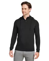 SWANNIES GOLF APPAREL Unisex Vandyke Quarter-Zip Hooded Pullover Sweater