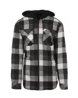 Burnside Men's Hooded Flannel Jacket