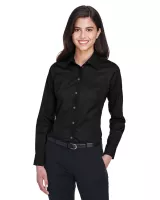 Devon and Jones® Ladies' Crown Collection® Solid Stretch Twill Woven Shirt