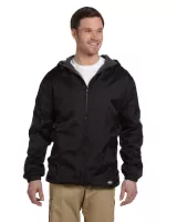 Williamson-Dickie Mfg Co Men's Fleece-Lined Hooded Nylon Jacket