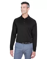 Harriton Men's Advantage Snag Protection Plus Long-Sleeve Tactical Polo Shirt
