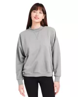 GLYDER LLC Ladies' Vintage Oversized Crew Pullover