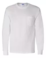 Gildan® Unisex Ultra Cotton® Long Sleeve Pocket T-Shirt