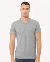 Bella+Canvas® Heather CVC V-Neck Tee
