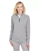 Devon and Jones® Women's CrownLux Performance® Clubhouse Quarter-Zip Pullover Sweater