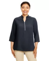 Devon and Jones Ladies' Perfect Fit™ Three-Quarter Sleeve Crepe Tunic