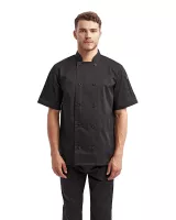 Artisan Collection by Reprime® Unisex Short-Sleeve Recycled Chef's Coat