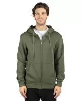 THREADFAST Unisex Ultimate Fleece Full-Zip Hooded Sweatshirt