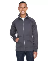 J AMERICA Adult Vintage Poly Fleece Track Jacket