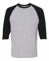 Gildan® Unisex Heavy Cotton™ Raglan Three-Quarter Sleeve T-Shirt